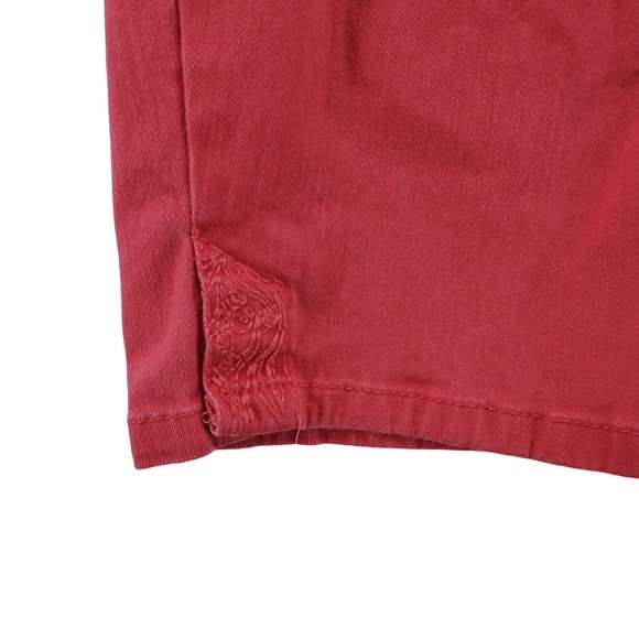 Gloria Vanderbilt Jordyn Jeans Women's Straight Leg 5-Pocket Capris Pink 14 - Picture 5 of 11